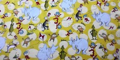 Robert Kaufman Dr Suess CELEBRATE Cotton Fabric 56.5×43