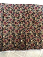 Snow Country brown Teal red Floral Print Fat Quarter RJR FABRICS Thimbleberries