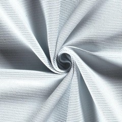 100% Cotton MICRO WAFFLE Honeycomb Pique Fabric Material PALE BLUE