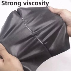 Charcoal black Self Adhesive Faux Suede Wrap Sticker Felt Stretch for Car Interi