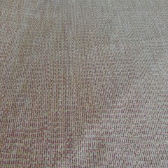 VTG Tweed Upholstery Fabric Pink Beige Cream Cotton Blend 50Wx2FT+Tricut REMNANT