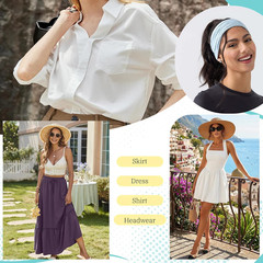 57″ W Polyester and Cotton Fabric by the Yard, Soft Lightweight & Breathable Fab