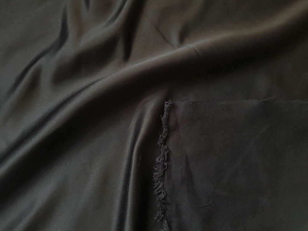 Faux Suede Suedette Fabric Material 200g – BLACK
