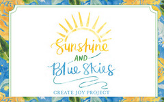 Sunshine & Blue Skies Moda Create Joy MINI Charm Pack