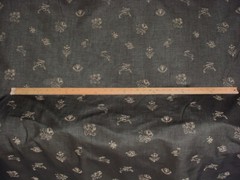 7Y GP & J Baker V6014 Animalium Black Sheer Embroidered Animal Upholstery Fabric