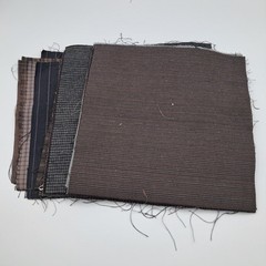 9oz Quilt Cotton Fabric Black Homespun Woven Unbranded Quilt Shop Quality