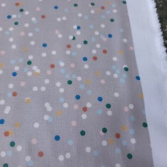 Woodland Hideaway BTY Heather Dutton P&B Textiles Polka Dots on Taupe