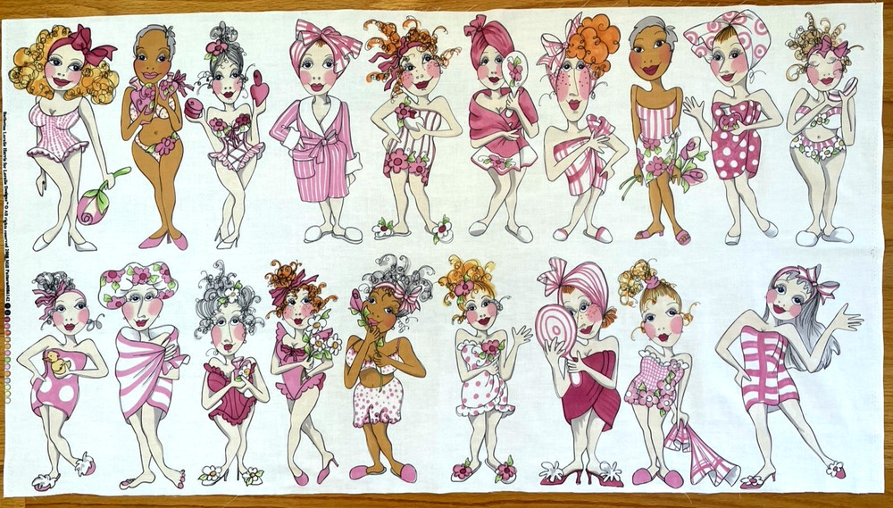 BATHETTES Loralie Harris Bathing Beauty Pin Ups 2008 – 24 x 44