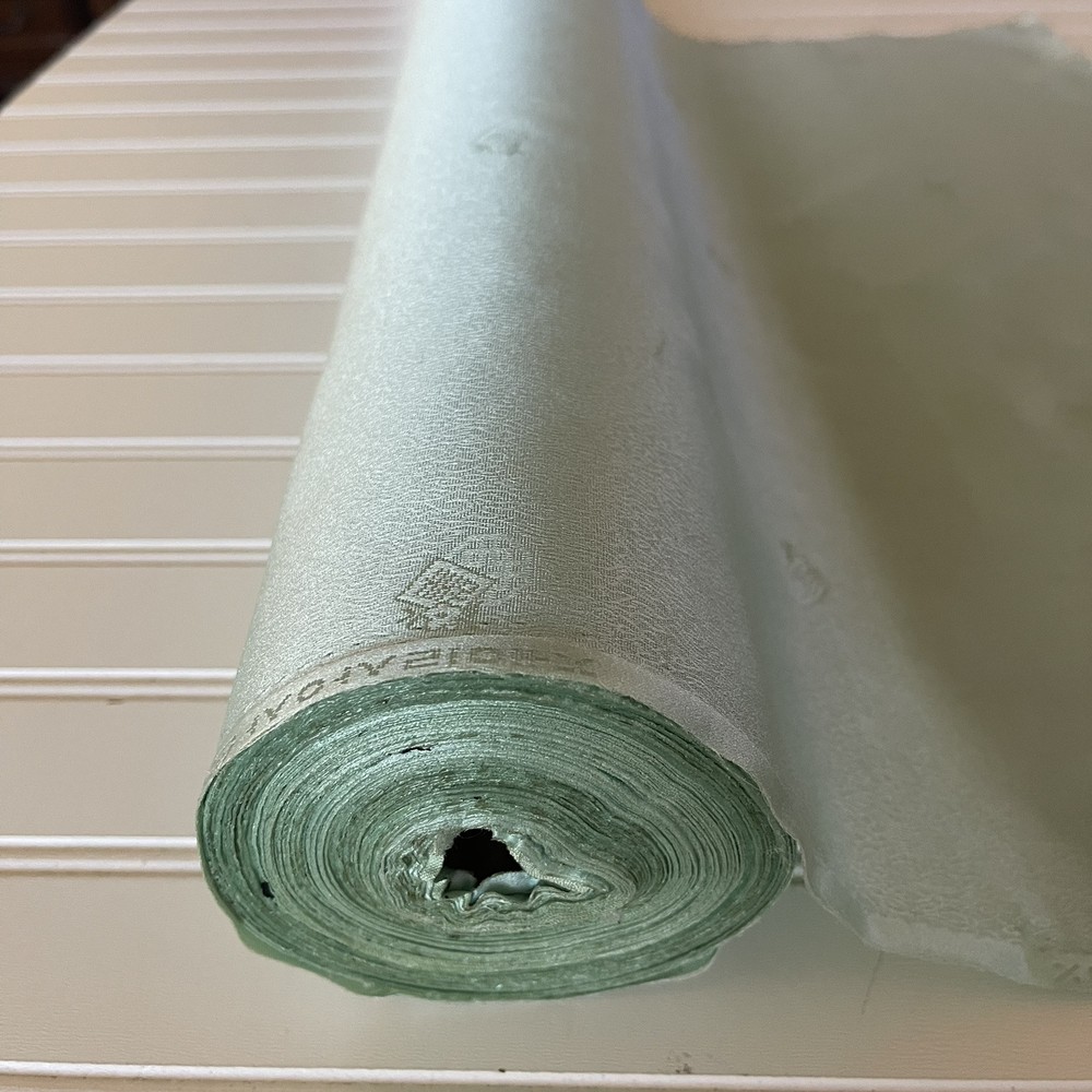 SILK light GREEN, FABRIC 10 Yards x 22 Inches Wide or 360 Inches x 22 Wide