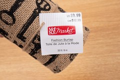 Make Market Fashion Burlap 20 ft 6 m