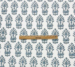 BALLARD DESIGNS ANNIE CORNFLOWER BLUE FLORAL MULTIPURPOSE FABRIC BY YARD 54″W