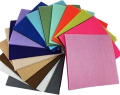 High-Quality 1mm Thick Craft Felt Sheets – 88 Assorted Colors for Creative Use
