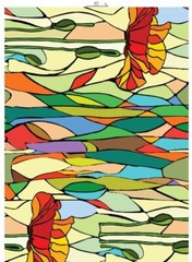55” Wide Floral Patchwork Poplin Material Soft Viscose Fabric Sewing