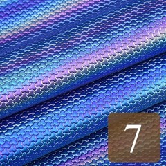 DIY Color Gradient PU Faux Leather Fabric Material 137cm