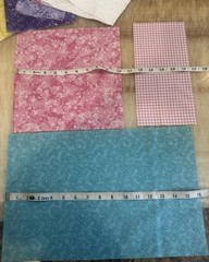 Moda Grunge Wilmington Prints Fabric Lot 14pc Junk Journal Curated Bundle mix