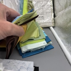 Large Lot Of Random Assorted Quilting Fabric