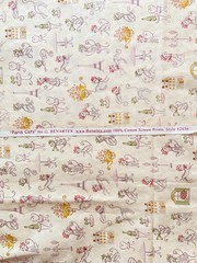 Paris Cats Cotton Fabric Benartex Sewing Quilting Craft France Pink 1 Yd x 44″