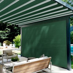 12ft Green Sun Shade Fabric Roll Replaceable Canopy Pergola Multi-purpose Cloth