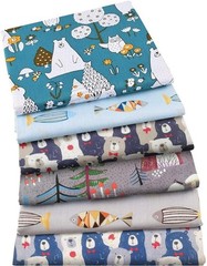 50PCS 10″x10″ Cotton Fabric Bundle – Floral PreCut Fat Squares for Quilting & Cr