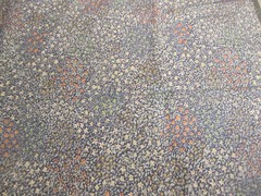 Calico Cotton Print Small Floral On Blue Cranston Print Works Piece 30″ x 30″