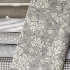 Misscrafts 7pcs Quilting Fabric 100% Cotton Craft Fabric Bundle Squares Grey …
