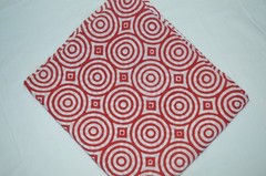 NO TARRIF CHARGES 100%✅ZK_264 Hand Block Circle Print 100%Cotton 5 Yard Fabric