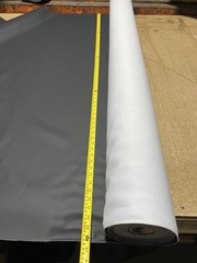 Black Smooth Grain Vinyl Upholstery Fabric 60” Wide Auto Sold By The Yard