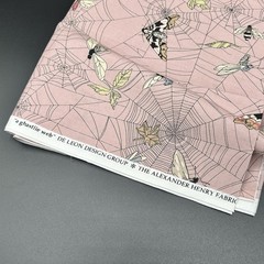 2011 Alexander Henry Fabrics Ghastlies ” A Ghastlie Web” on Dusty Mauve – 1 YD