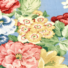 5th Avenue Designs Floral Garden Flower Bouquet Decor Fabric 27”x54” Protected
