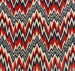 THIBAUT RHYTHM VELVET FLAME & NAVY FLAME STITCH EXCLUSIVE FABRIC BY YARD 50″W