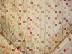 15Y Groundworks GWF-2574 Mosaic Silk Ruby Textured Drapery Upholstery Fabric