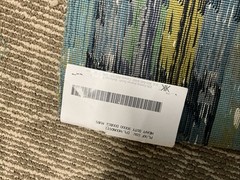 Kravet Couture Discontinued Sample In Peacock 35” X 24”