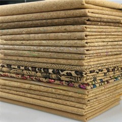 Natural Vegan Leather Textured Cork leather Fabric Materials DIY Decors By Metre
