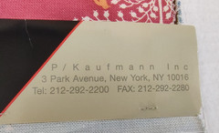 P Kaufmann 3 Large Piece Fabric Sample 27″x26″ Each Byrdcliffe Evensong