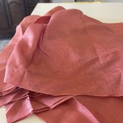 SILK PEACH PINK FABRIC 3 Yards x 21 Inches Wide or 108 Inches