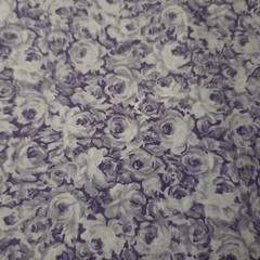 Purple Lavender Roses Flowers Tonal Blender Cotton Fabric 2 Yards