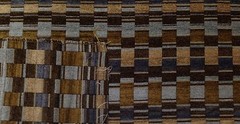 MILL CREEK MODE PRUSSIAN GEOMETRIC MODERN CHENILLE FURNITURE FABRIC BY THE YARD