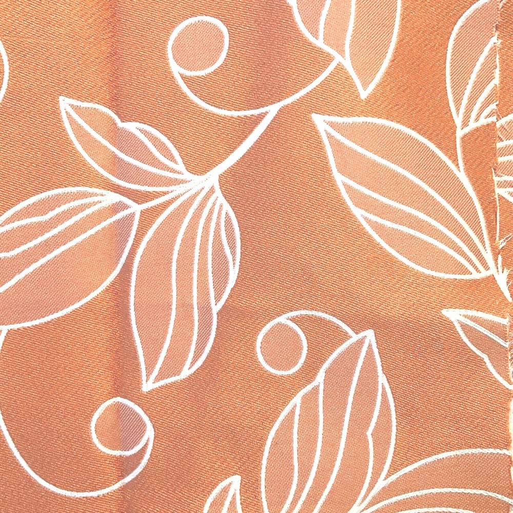 Fabric Gold and Tan Leaves Reversible 35″ Wide 40″ Long Poly Blend Extra 14x22pc