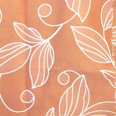 Fabric Gold and Tan Leaves Reversible 35″ Wide 40″ Long Poly Blend Extra 14x22pc
