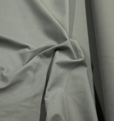 MILITARY-GRADE POLY/VISCOSE SUITING FABRIC : PEWTER GREY : $ PER METRE – #ST-04