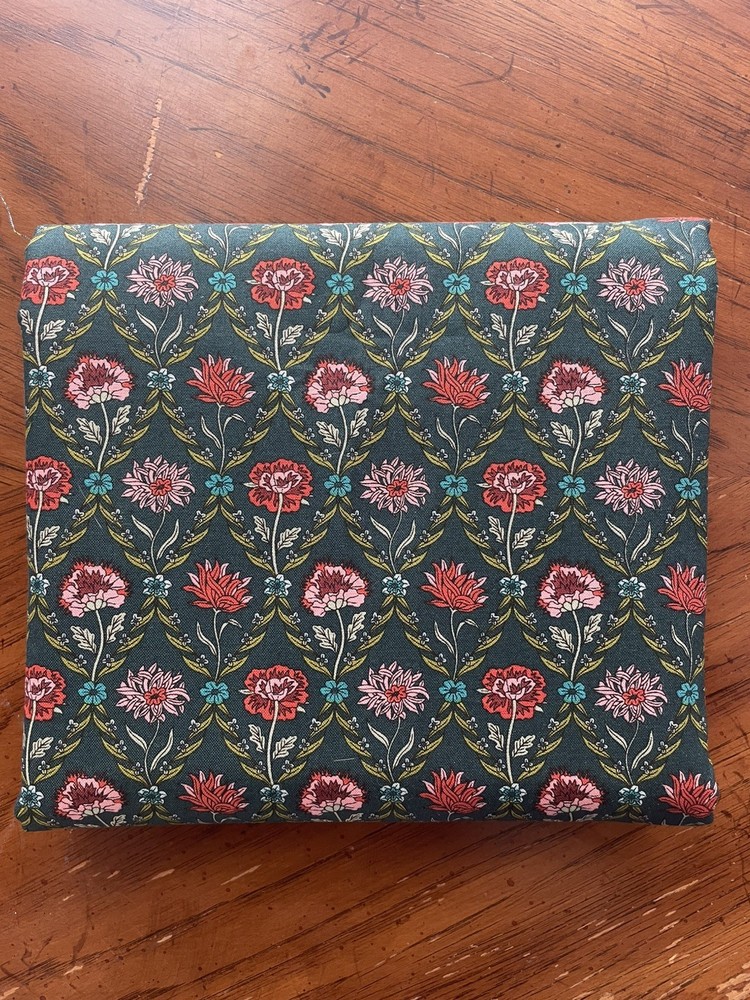 Liberty of London Green Floral Kew Trellis Quilting Cotton Fabric 2 Yards 13”