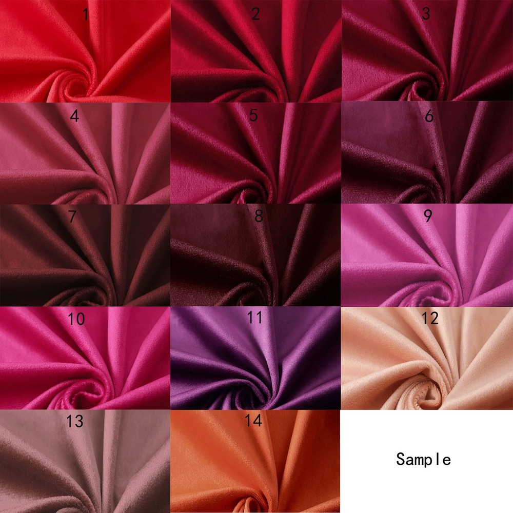Red Velvet Fabric Yard Romantic Party Decoration Background Creation