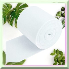 White Felt Roll 19.7ft x 5.5in Nonwoven Fabric