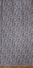 Sky Blue floral Printed spandex stretchable Fabric wrinkle Free 60” W Sold BTY