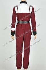 Trainees Costume for Star Trek The Wrath Of Khan Cosplay Jumpsuit Red Uniform