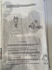 Cranston Printworks Vtg Patchwork Scarecrow Printed Panel Cut and Sew Pattern