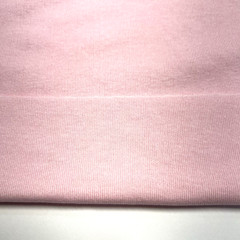 Thin Rib Knit Pink C/P Tubed 30″ W Cuffs Waistband Fabric Lot of 5 Yards for $10