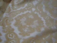 3 yds KRAVET Fabric Chenille Velvet Apathy Cornsilk Upholstery 55″ x 108″