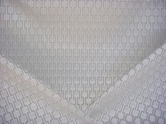 3-1/2Y Krikby K5096 Bakerloo Porcelain Pearl Lattice Velvet Upholstery Fabric