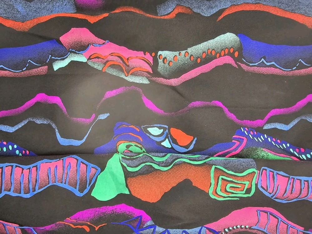 Abstract Kabul Gulf Fabric Material Fancy Silk Touch Printed 4.5 Yards Beautiful